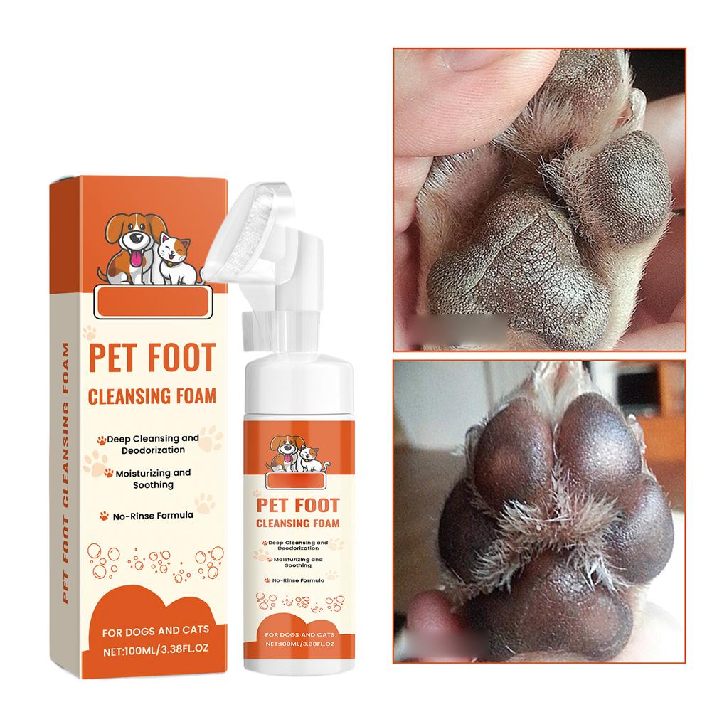 Dog Paw Cleaner - Espuma de limpeza para pés de