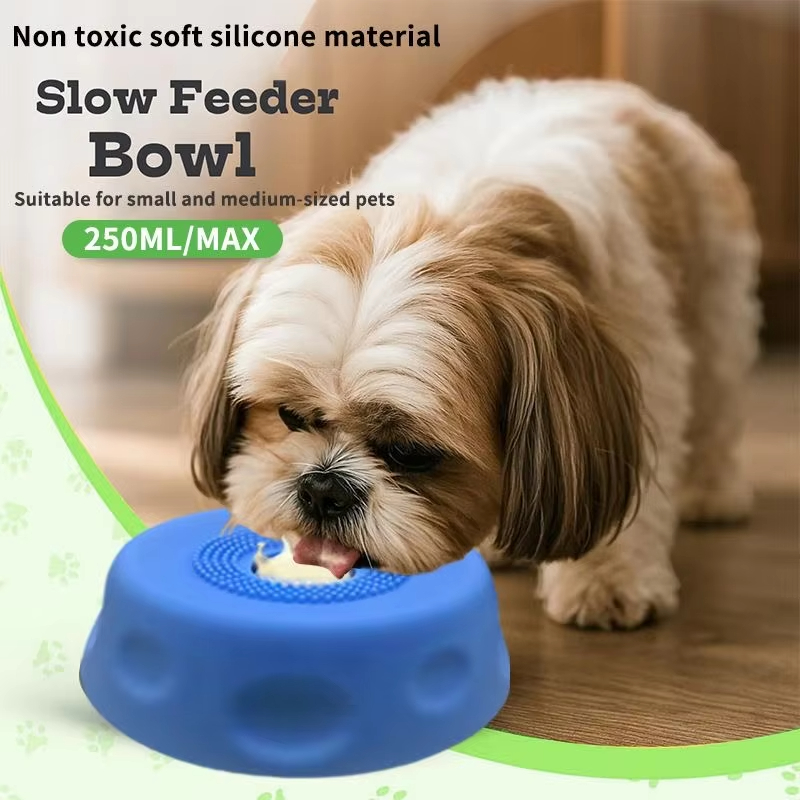 Slow Feeder Dog Bowl - Tapete de Lamber para Pets, Prato