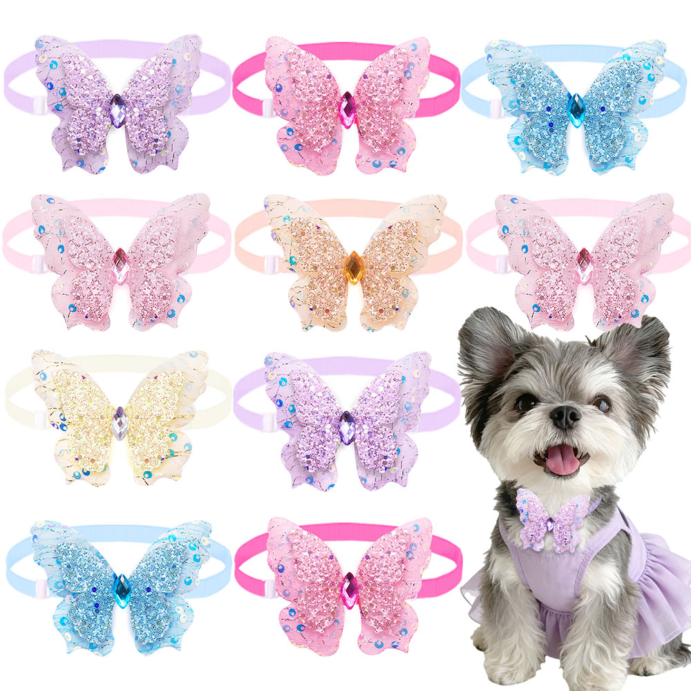 Pet Supplies Coupon - 50 Laços Borboleta Ajustáveis para Cães,
