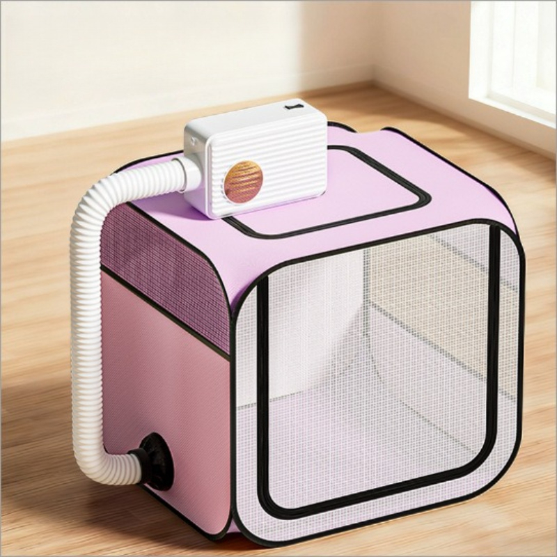 Pet Supplies For Less - Secador Portátil para Pets: Caixa Dobrável