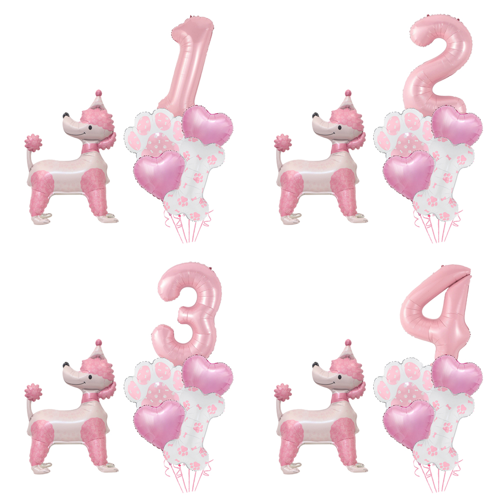 Pet Supplies Outlet - Conjunto de balões rosa para cachorro