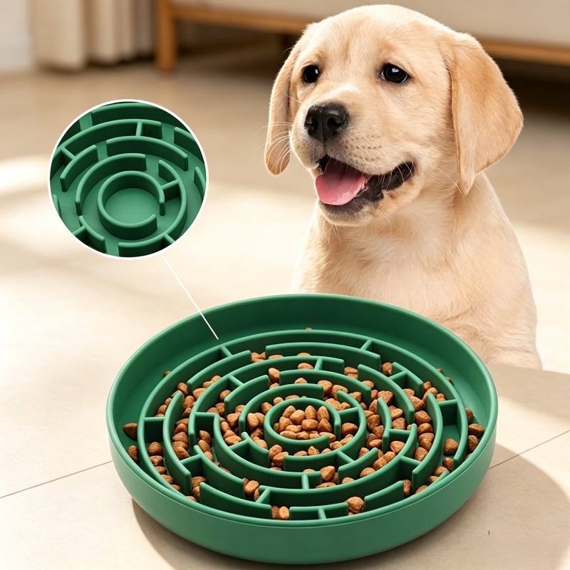 Slow Feeder Dog Bowl - Tigela de Comida para Cães, Suprimentos