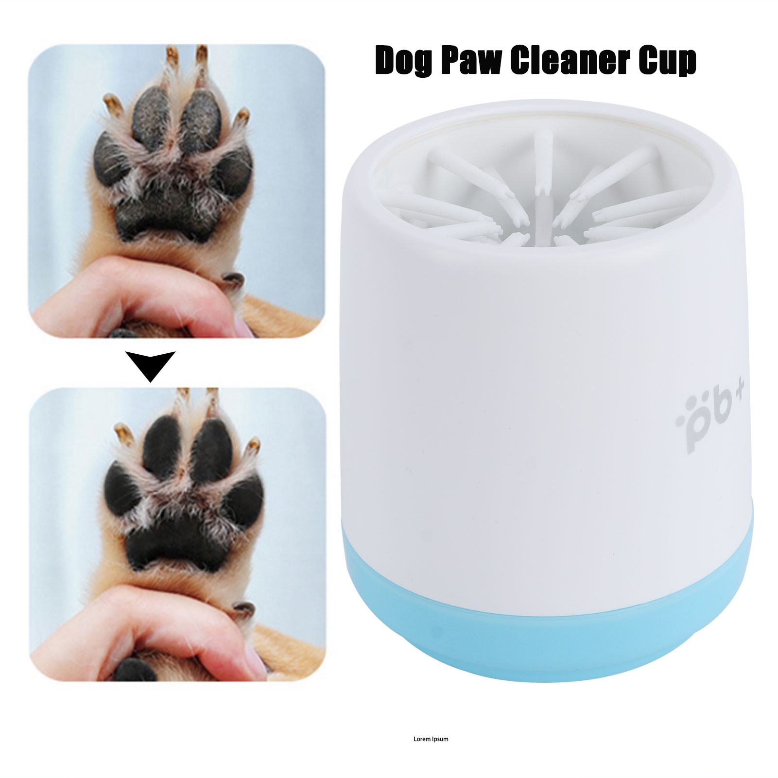 Dog Paw Cleaner - Soft Silicone Dog Paw Cleaner Cup,