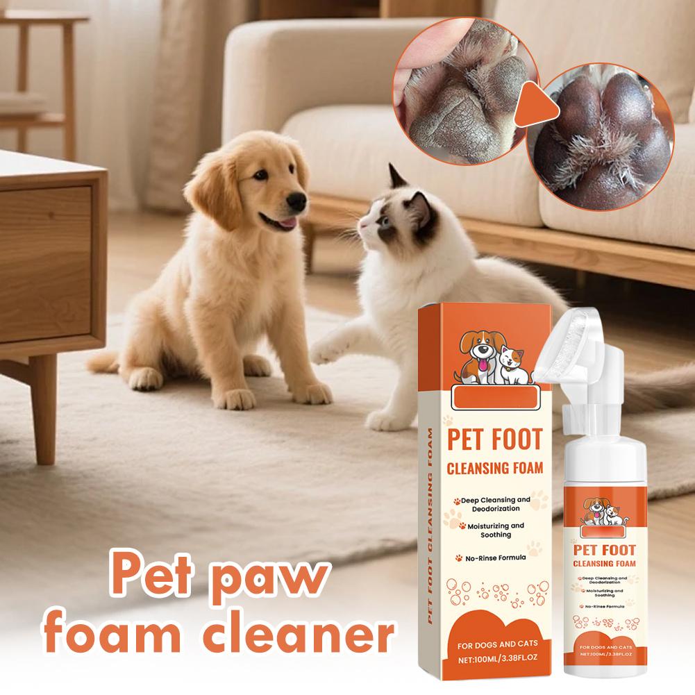 Espuma de limpeza para pés de  - Dog Paw Cleaner avaliação e preço