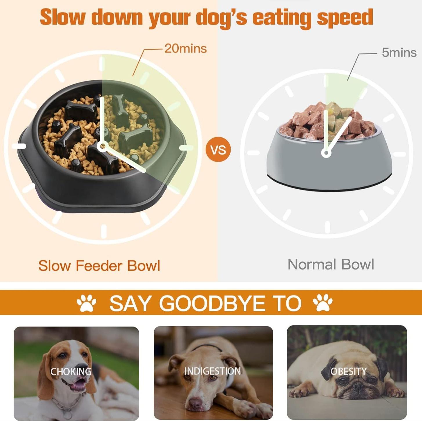 Tigela Interativa para Aliment - Slow Feeder Dog Bowl avaliação e preço