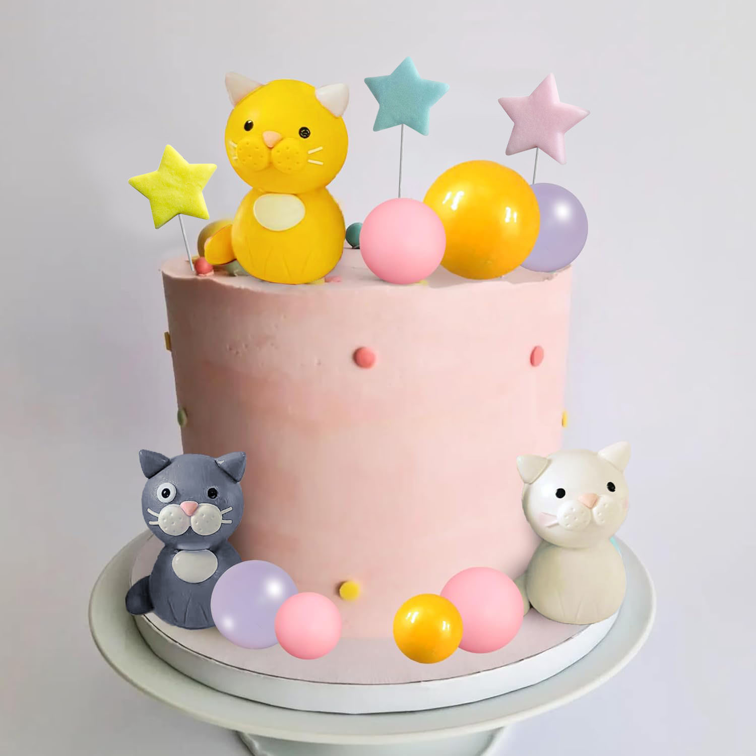 17 pçs gato bolo topper gatos  - Pet Supplies Outlet avaliação e preço