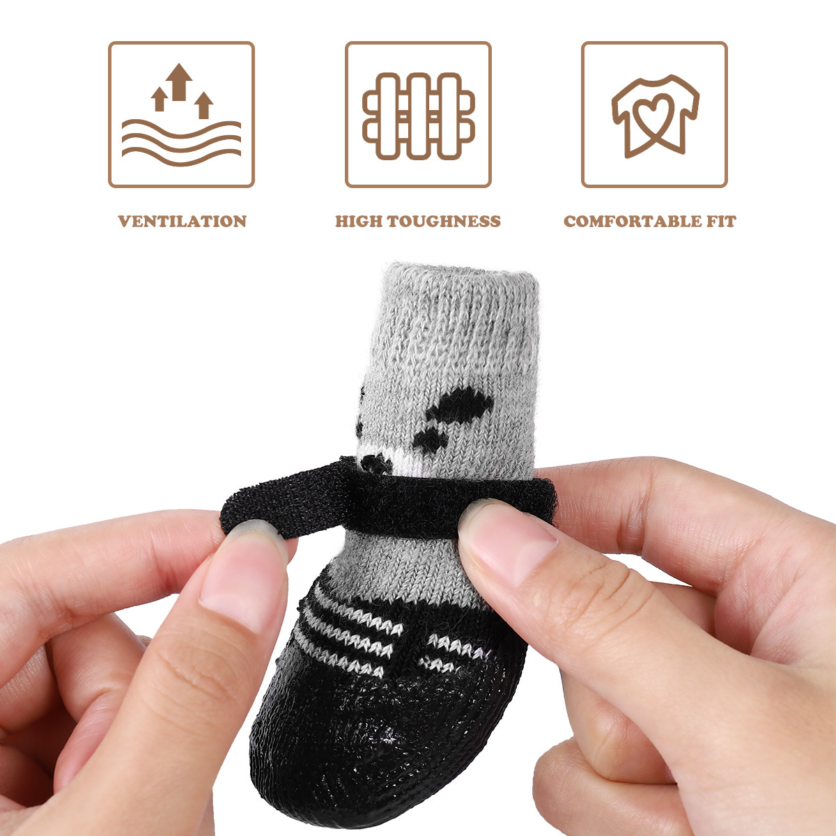 4 Pares de Meias de Algodão pa - Dog Paw Cleaner avaliação e preço