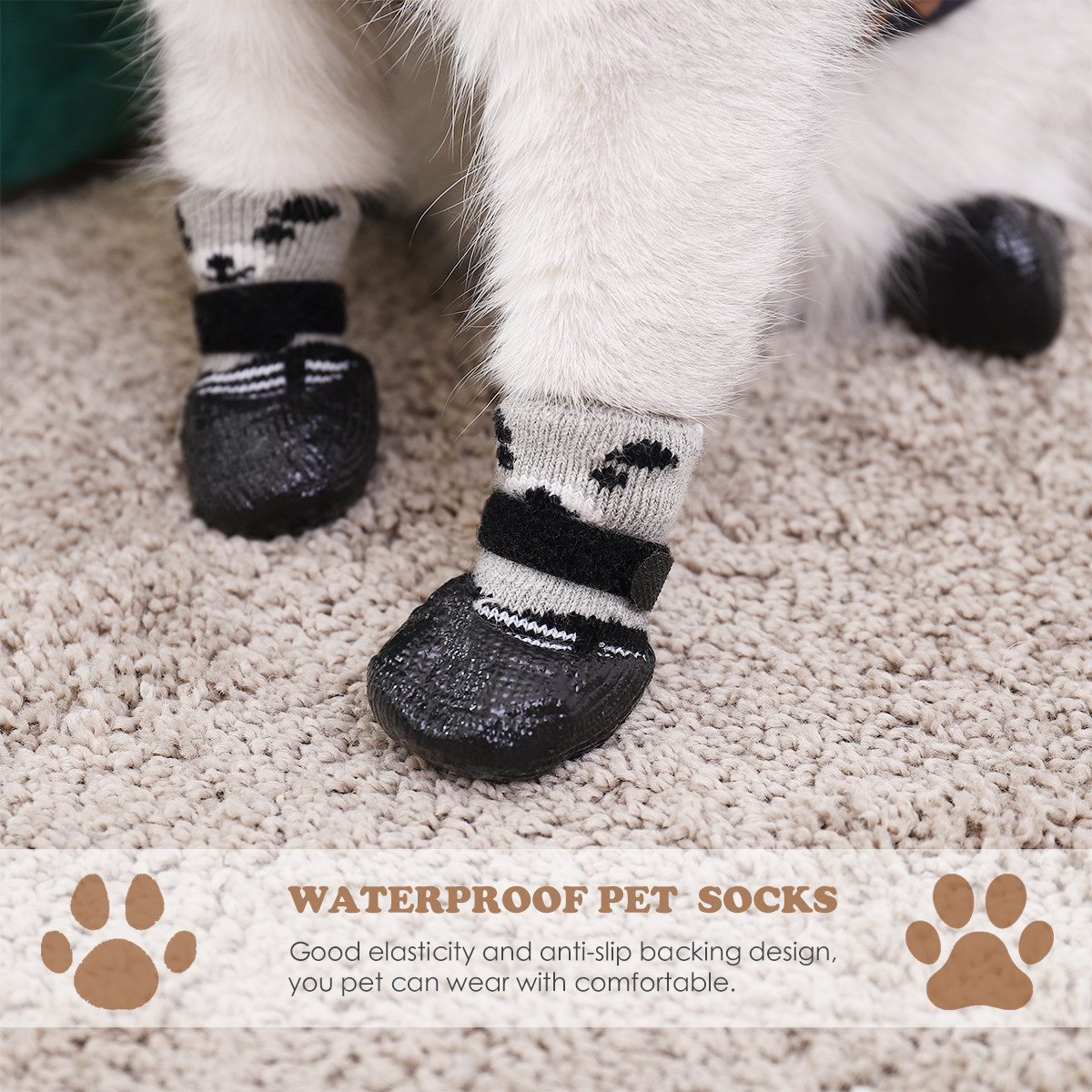 4 Pares de Meias de Algodão pa - Dog Paw Cleaner avaliação e preço
