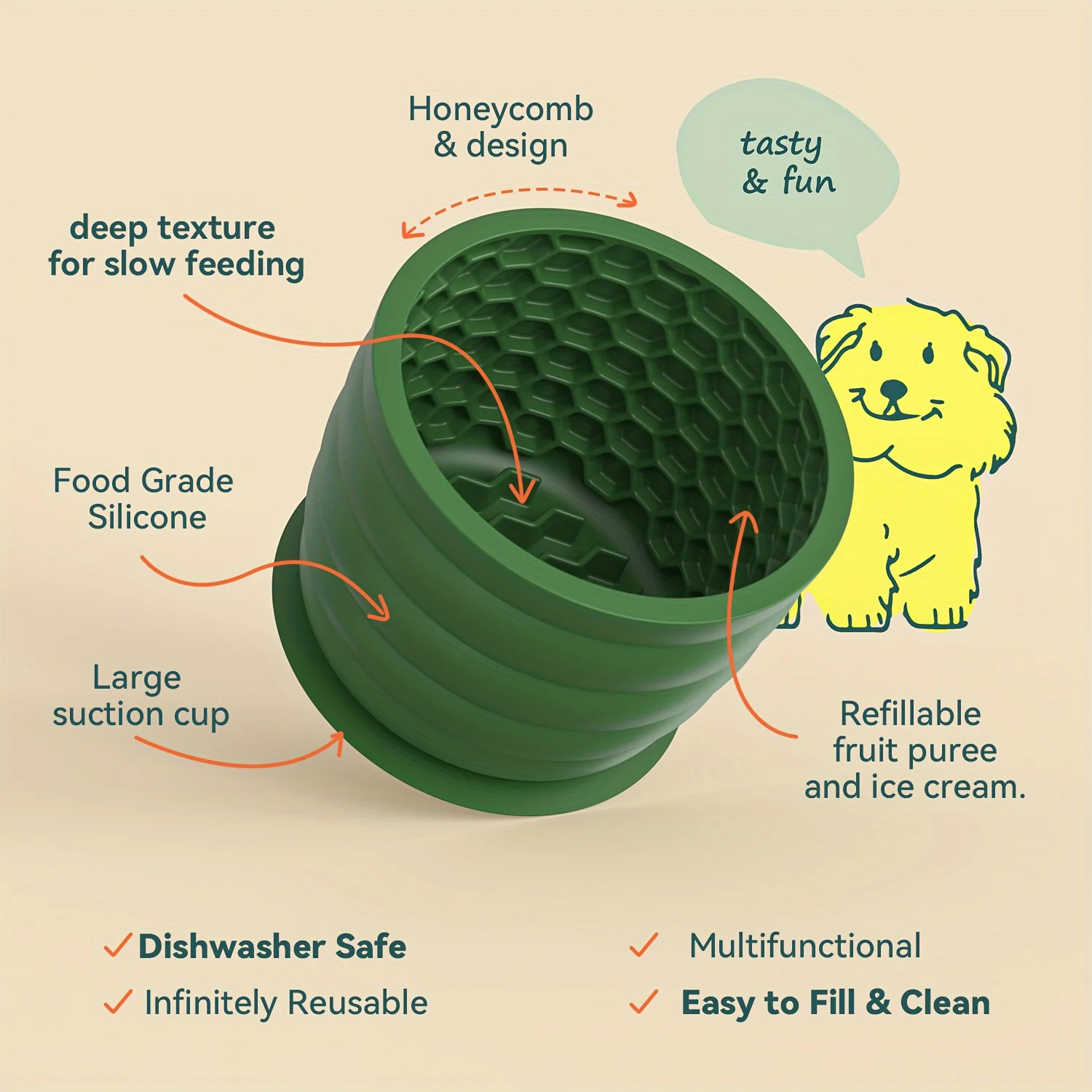 Copo de tigela para cães com a - Slow Feeder Dog Bowl avaliação e preço