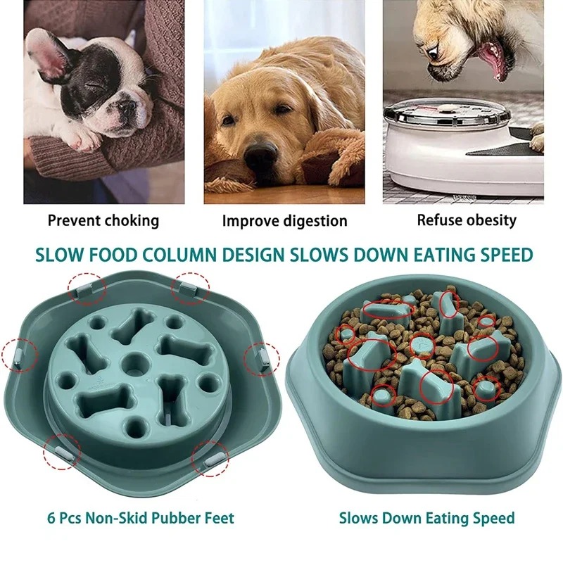 1 Tigela Comedouro Lento para  - Slow Feeder Dog Bowl avaliação e preço
